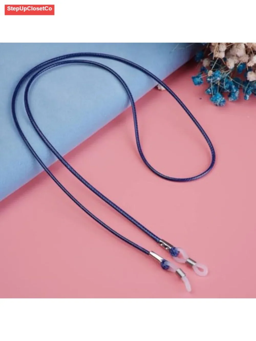 6 Pack Eyeglass Strap Wax Wire Leather Glasses Holder Lanyard Neck Sunglasses